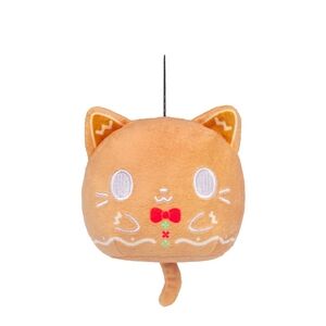 Tee Turtle Plush Gingerbread Cat Ornament